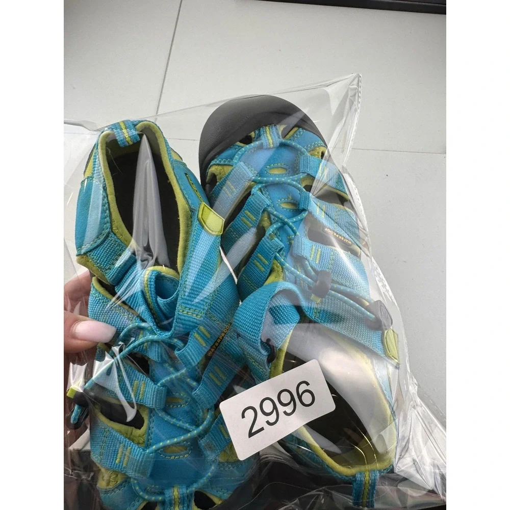 KEEN Kids Water Sandals Size 4 Toddler Blue Yellow H2 Newport‎